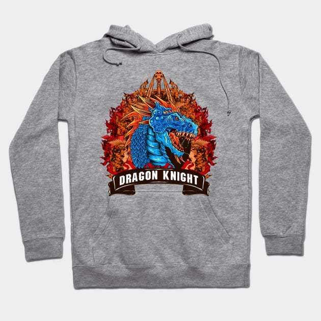 DRAGON KNIGHT Hoodie by theanomalius_merch